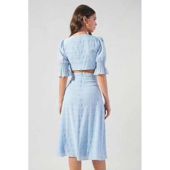 Sugarlips Del Mar O-Ring Cut Out Midi Dress - NWT - Picture 3 of 3